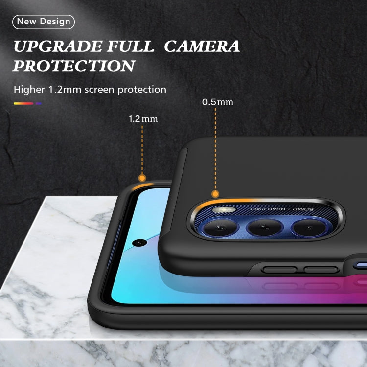 For Motorola Moto G Stylus 5G 2022 PC + TPU Shockproof Magnetic Phone Case with Invisible Ring Holder