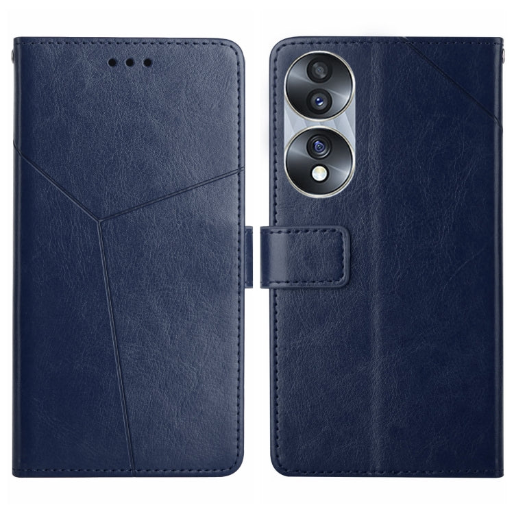For Honor 70 HT01 Y-shaped Pattern Flip Leather Phone Case