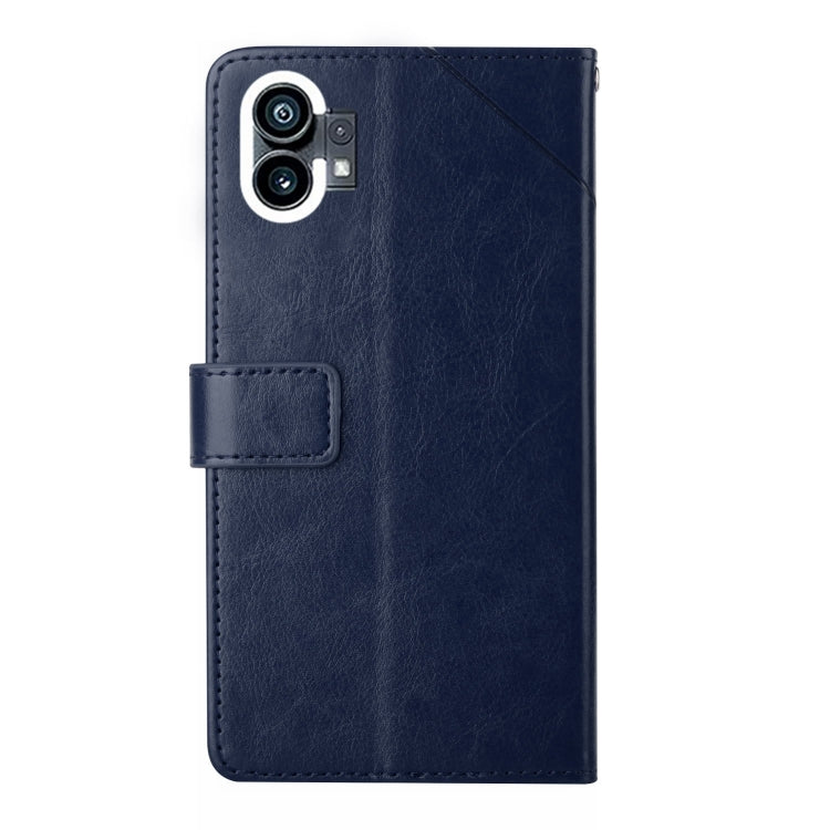 For Nothing Phone 1 HT01 Y-shaped Pattern Flip Leather Phone Case