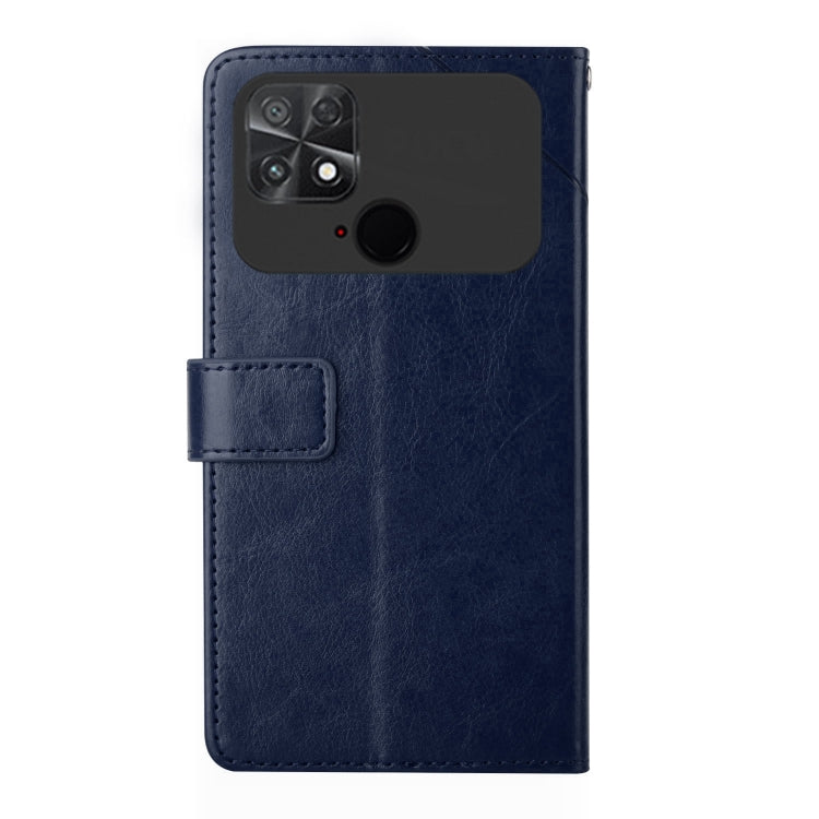 For Xiaomi Poco C40 HT01 Y-shaped Pattern Flip Leather Phone Case