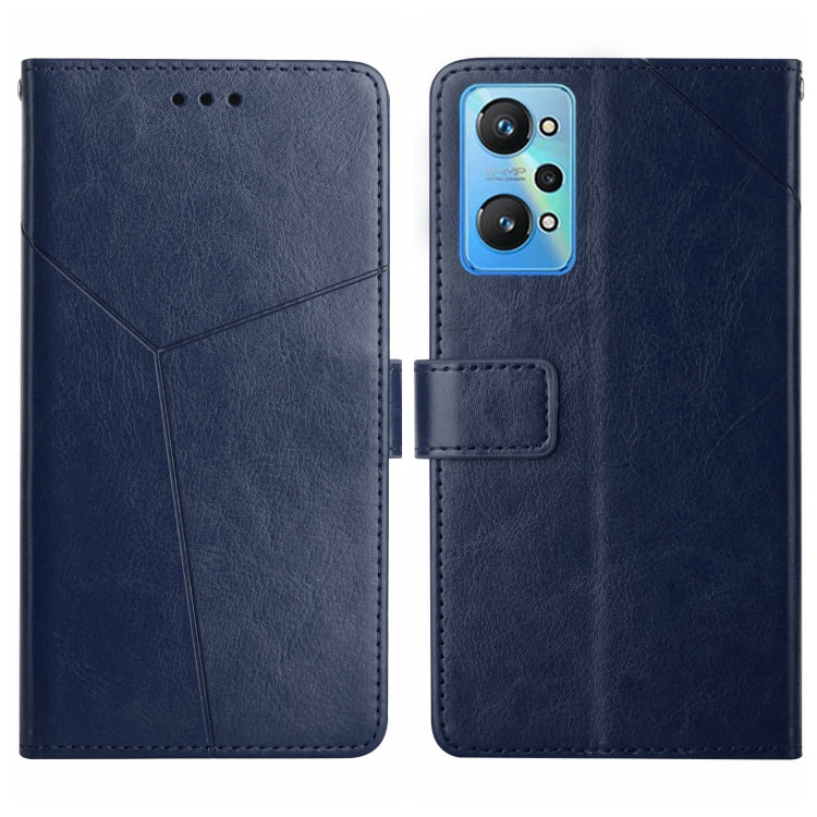For Realme GT Neo2 HT01 Y-shaped Pattern Flip Leather Phone Case