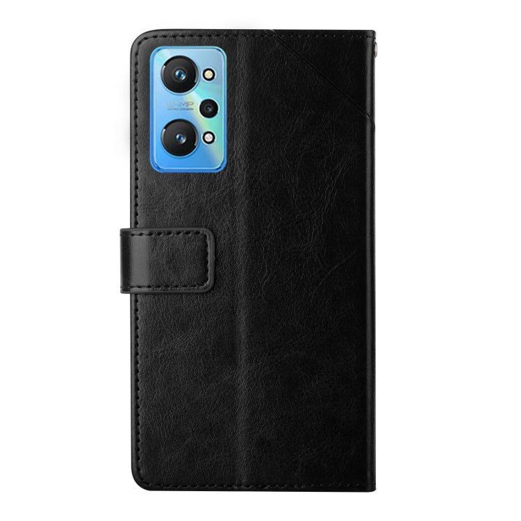 For Realme GT Neo2 HT01 Y-shaped Pattern Flip Leather Phone Case