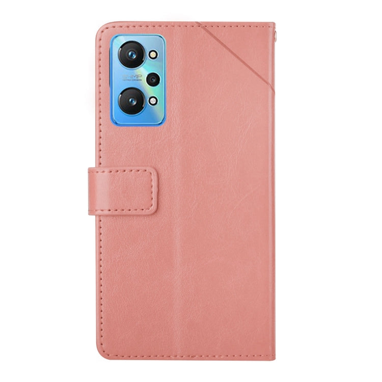 For Realme GT Neo2 HT01 Y-shaped Pattern Flip Leather Phone Case