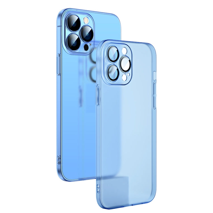 For iPhone 13 Pro Max Camera Protector Translucent Frosted PC Phone Case