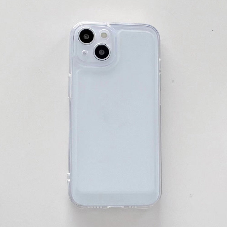 For iPhone 14 Space Fine Hole Transparent TPU Shockproof Protective Case Max