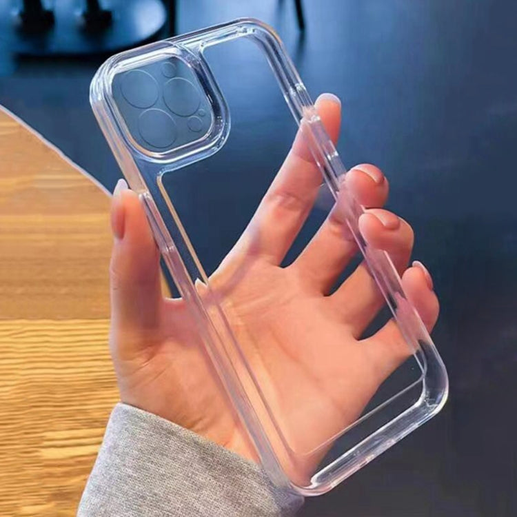 For iPhone 14 Pro Max Space Fine Hole Transparent TPU Shockproof Protective Case
