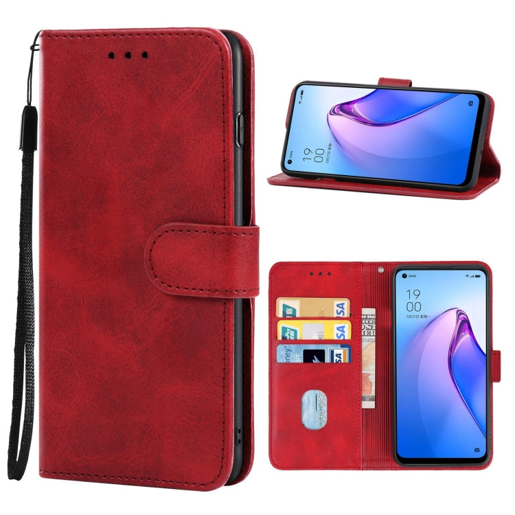 For OPPO Reno8 4G Leather Phone Case