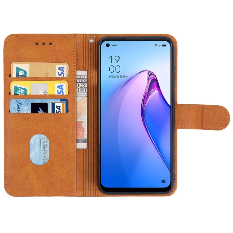 For OPPO Reno8 4G Leather Phone Case
