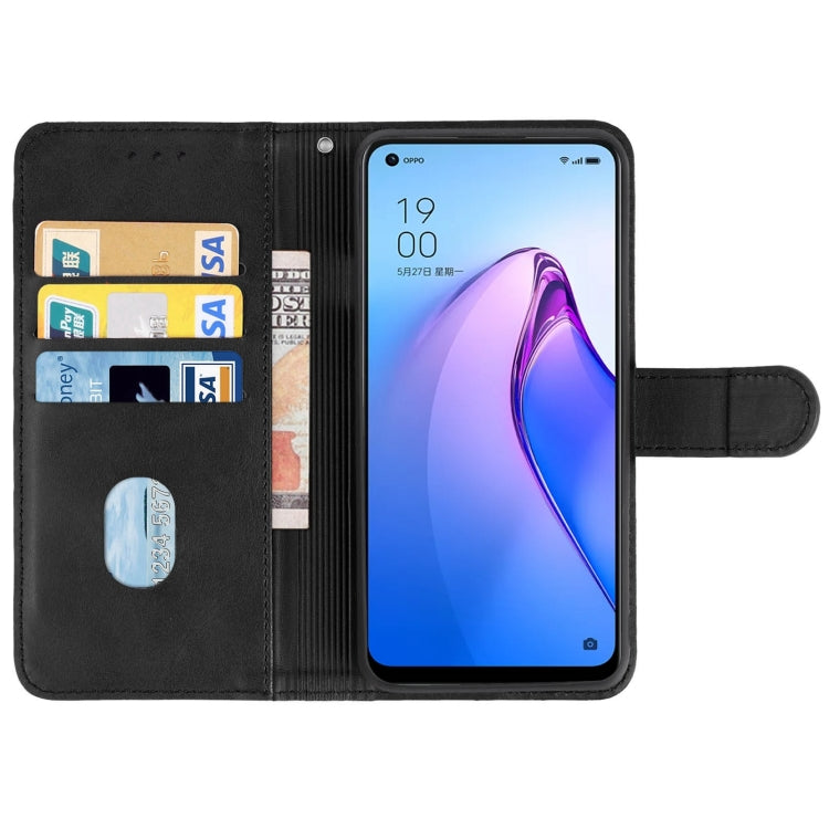 For OPPO Reno8 4G Leather Phone Case