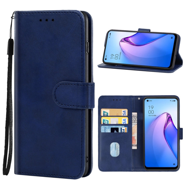 For OPPO Reno8 4G Leather Phone Case