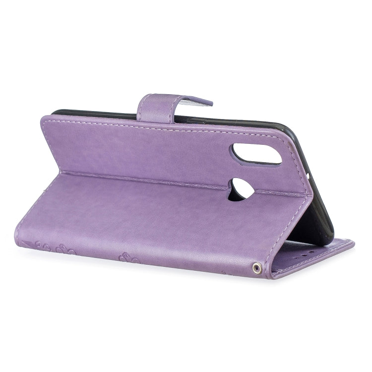 For Galaxy A10S Plum Blossom Pattern Left and Right Flip Leather Case with Bracket & Card Slot & Wallet & Lanyard