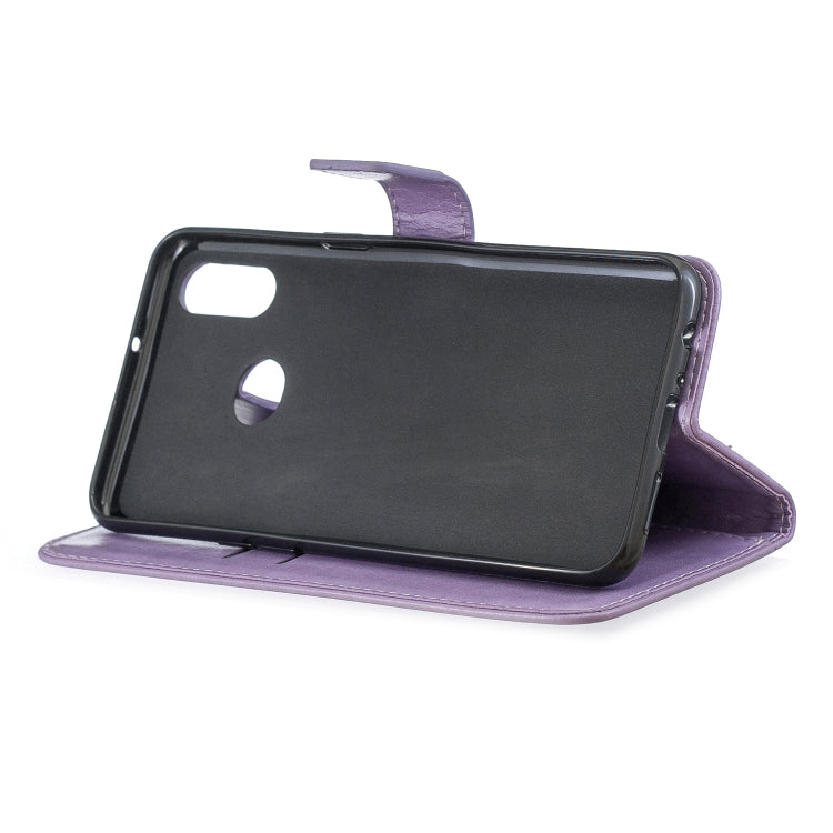 For Galaxy A10S Plum Blossom Pattern Left and Right Flip Leather Case with Bracket & Card Slot & Wallet & Lanyard