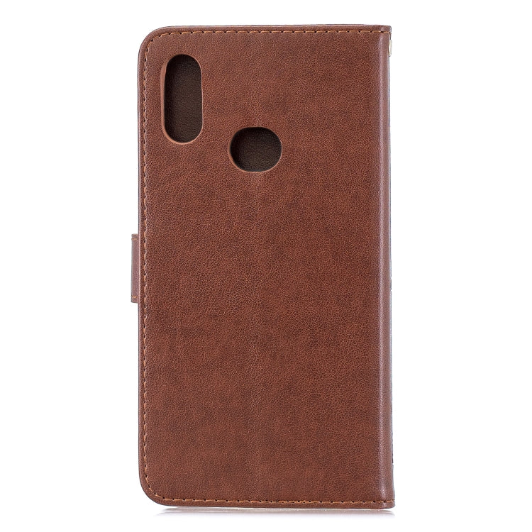 For Galaxy A10S Plum Blossom Pattern Left and Right Flip Leather Case with Bracket & Card Slot & Wallet & Lanyard