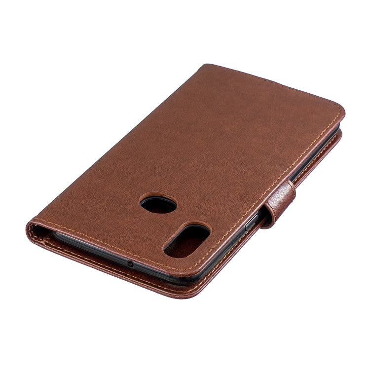 For Galaxy A10S Plum Blossom Pattern Left and Right Flip Leather Case with Bracket & Card Slot & Wallet & Lanyard