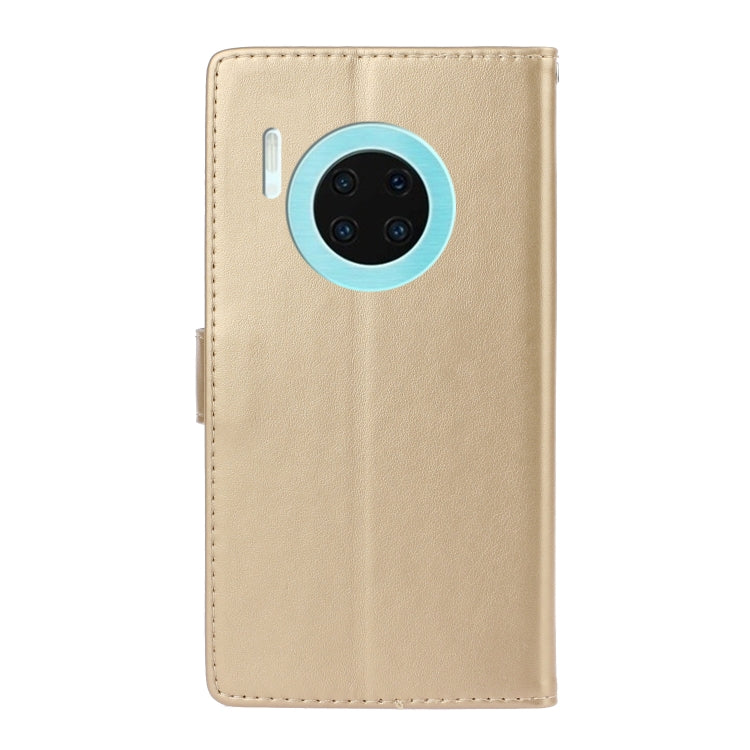 For Huawei Mate 30 Plum Blossom Pattern Left and Right Flip Leather Case with Bracket & Card Slot & Wallet & Lanyard