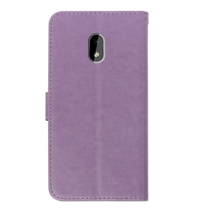 For Nokia 3.2 Plum Blossom Pattern Left and Right Flip Leather Case with Bracket & Card Slot & Wallet & Lanyard