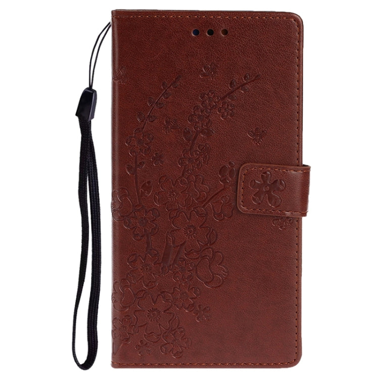 For Nokia 3.2 Plum Blossom Pattern Left and Right Flip Leather Case with Bracket & Card Slot & Wallet & Lanyard