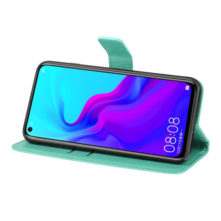 For Huawei Nova 5 Plum Blossom Pattern Left and Right Flip Leather Case with Bracket & Card Slot & Wallet & Lanyard