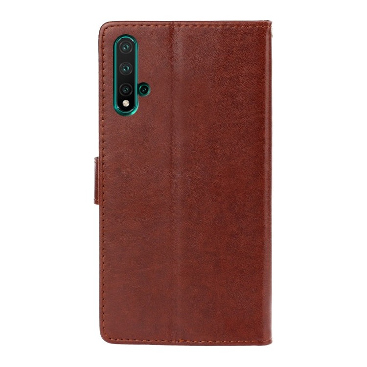 For Huawei Nova 5 Plum Blossom Pattern Left and Right Flip Leather Case with Bracket & Card Slot & Wallet & Lanyard