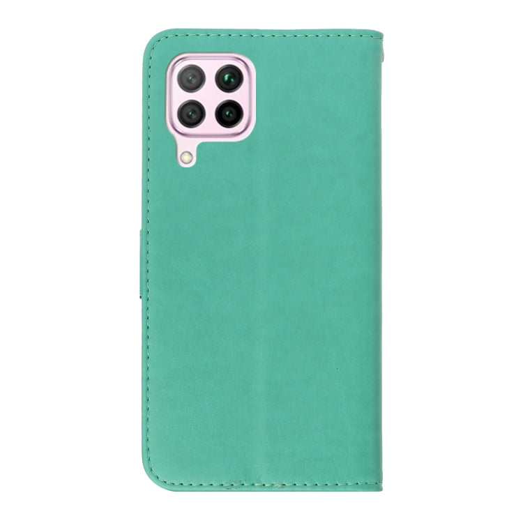 For Huawei Nova 6SE Plum Blossom Pattern Left and Right Flip Leather Case with Bracket & Card Slot & Wallet & Lanyard