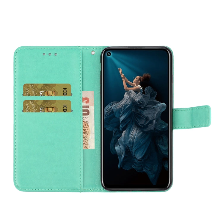 For Huawei Nova 6SE Plum Blossom Pattern Left and Right Flip Leather Case with Bracket & Card Slot & Wallet & Lanyard