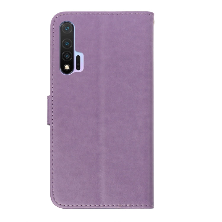 For Huawei Nova 6 Plum Blossom Pattern Left and Right Flip Leather Case with Bracket & Card Slot & Wallet & Lanyard