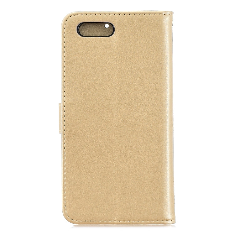 For OPPO A5 Plum Blossom Pattern Left and Right Flip Leather Case with Bracket & Card Slot & Wallet & Lanyard