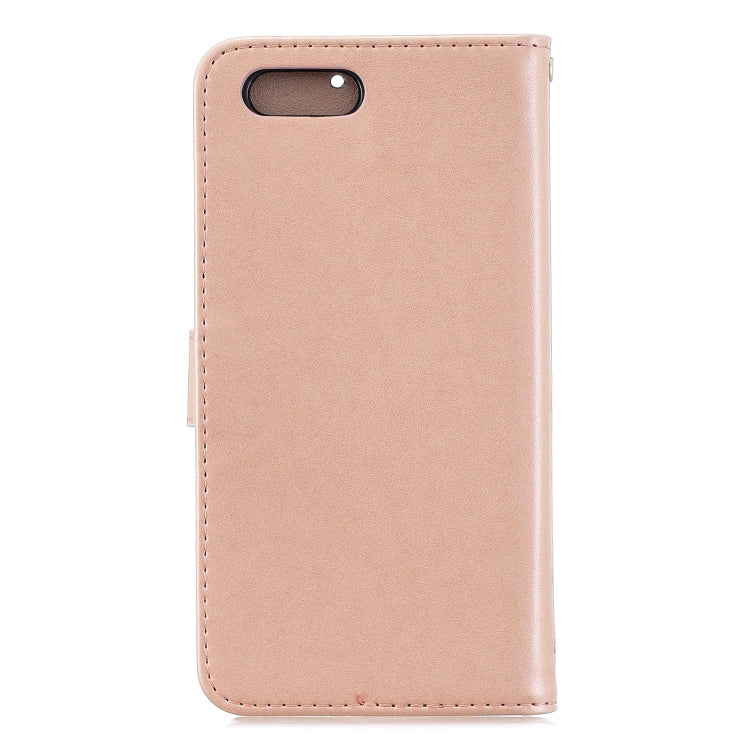 For OPPO A5 Plum Blossom Pattern Left and Right Flip Leather Case with Bracket & Card Slot & Wallet & Lanyard