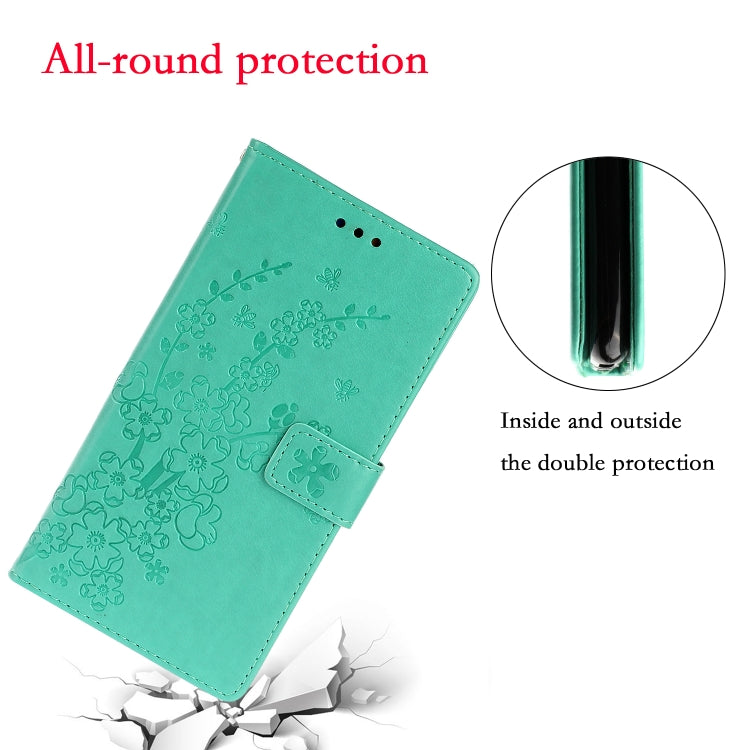 For Galaxy S20 Plum Blossom Pattern Left and Right Flip Leather Case with Bracket & Card Slot & Wallet & Lanyard