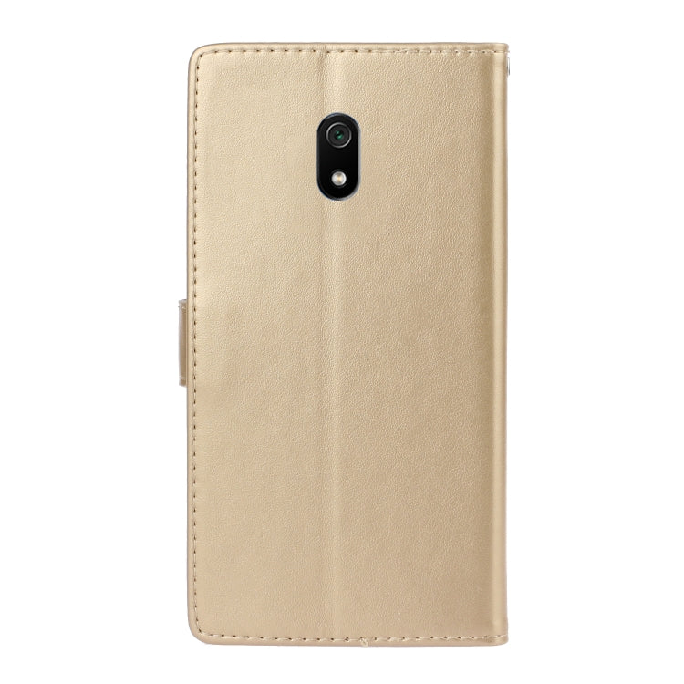 For Redmi 8A Plum Blossom Pattern Left and Right Flip Leather Case with Bracket & Card Slot & Wallet & Lanyard