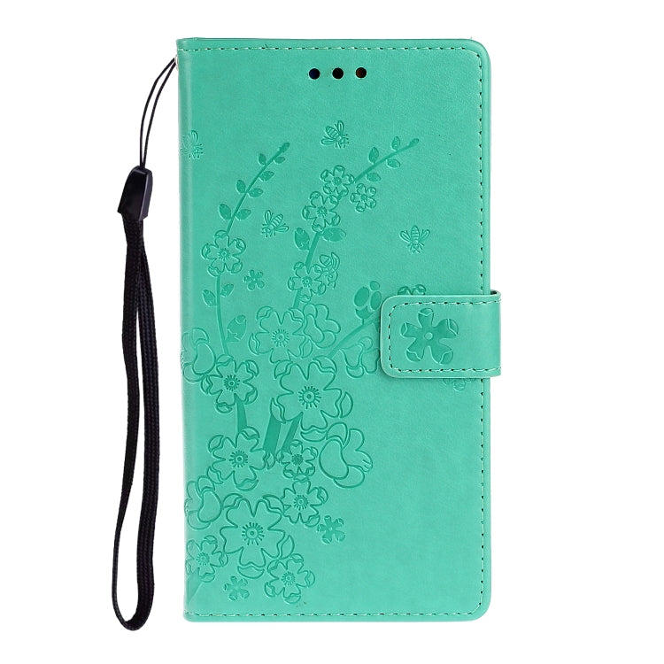 For Redmi Note 8 Pro Plum Blossom Pattern Left and Right Flip Leather Case with Bracket & Card Slot & Wallet & Lanyard