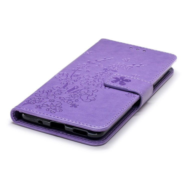For Nokia 5.1 Plum Blossom Pattern Left and Right Flip Leather Case with Bracket & Card Slot & Wallet & Lanyard