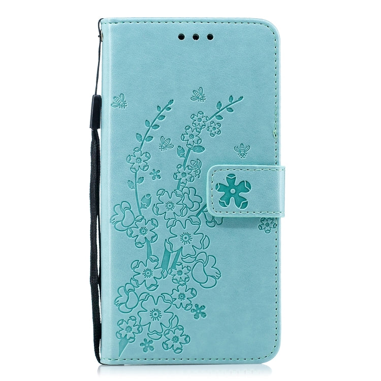 For Nokia 5.1 Plum Blossom Pattern Left and Right Flip Leather Case with Bracket & Card Slot & Wallet & Lanyard