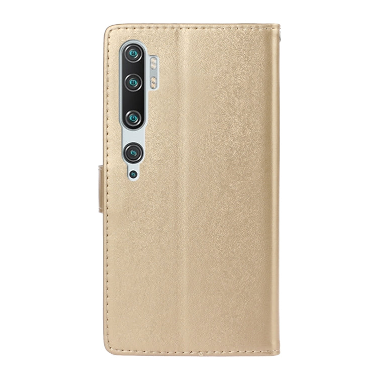 For Xiaomi Note10 / Note10 Pro Plum Blossom Pattern Left and Right Flip Leather Case with Bracket & Card Slot & Wallet & Lanyard