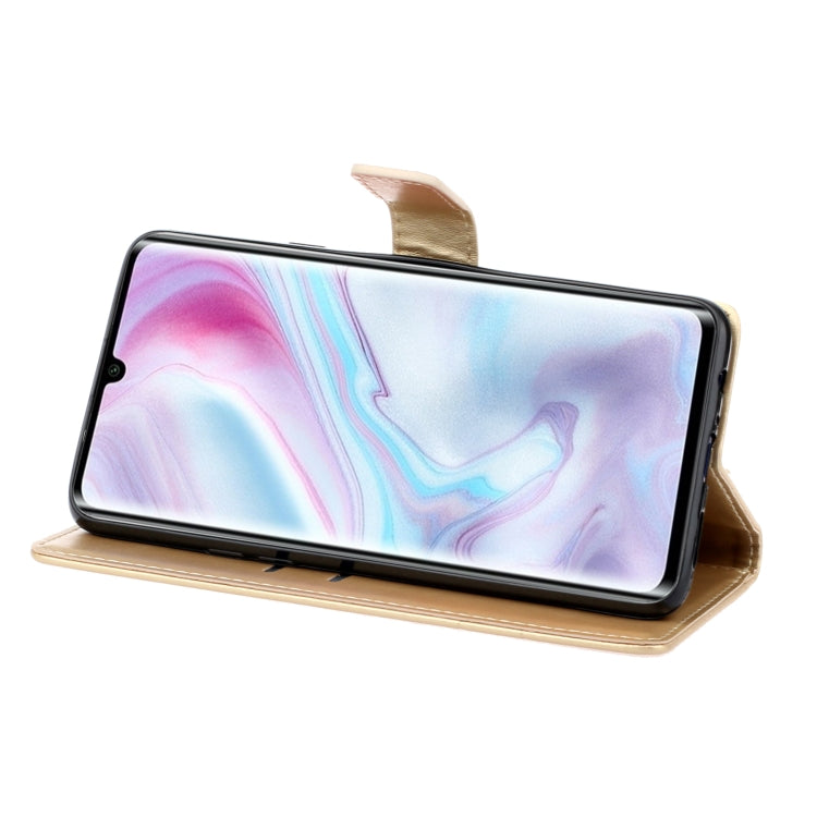For Xiaomi Note10 / Note10 Pro Plum Blossom Pattern Left and Right Flip Leather Case with Bracket & Card Slot & Wallet & Lanyard