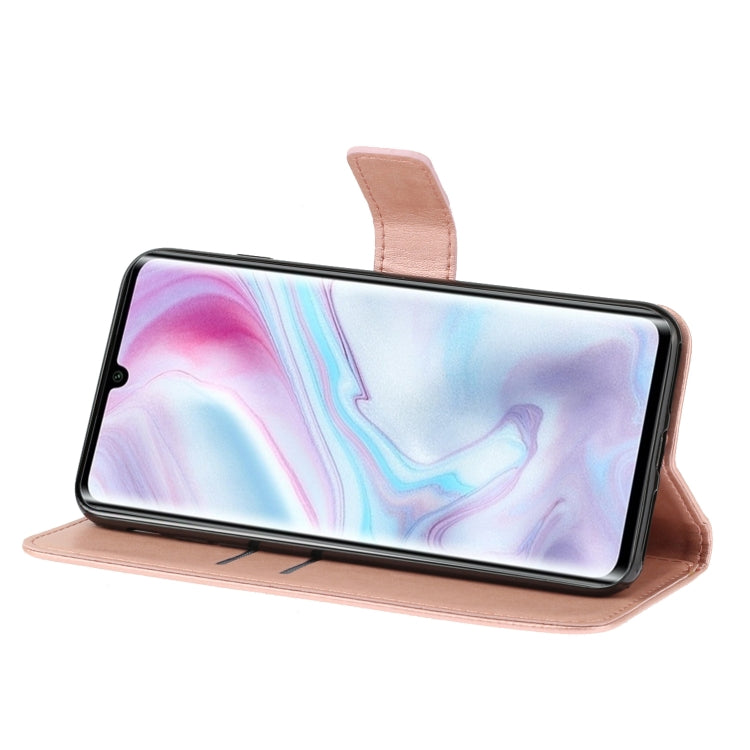 For Xiaomi Note10 / Note10 Pro Plum Blossom Pattern Left and Right Flip Leather Case with Bracket & Card Slot & Wallet & Lanyard