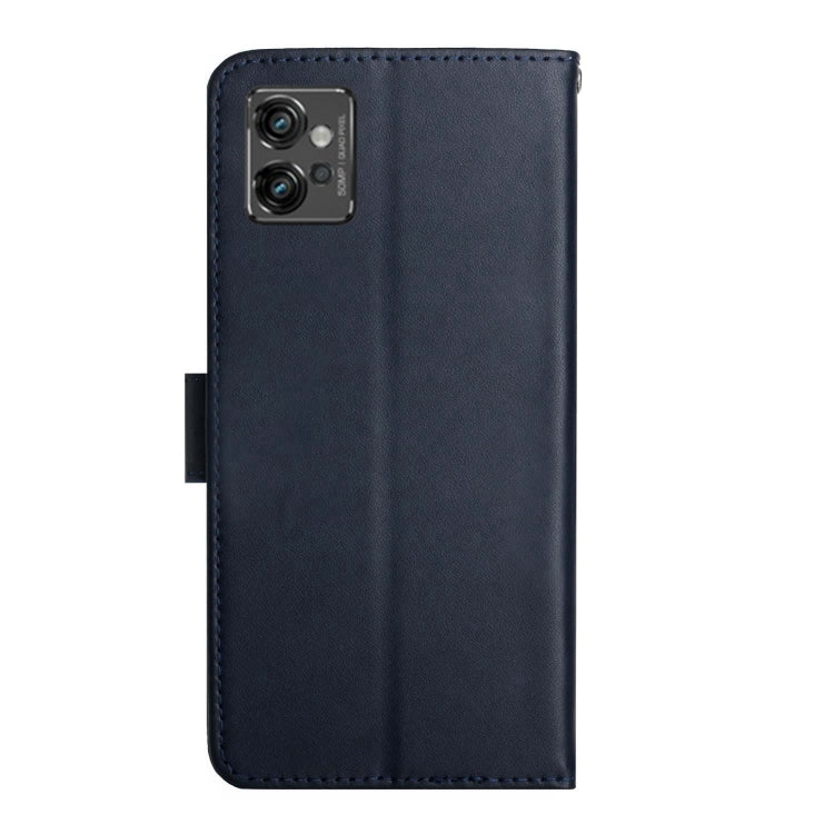 For Motorola Moto G32 Genuine Leather Fingerprint-proof Horizontal Flip Phone Case