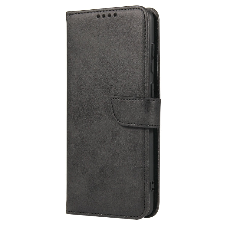 For Samsung Galaxy A73 5G Calf Texture Buckle Flip Leather Phone Case