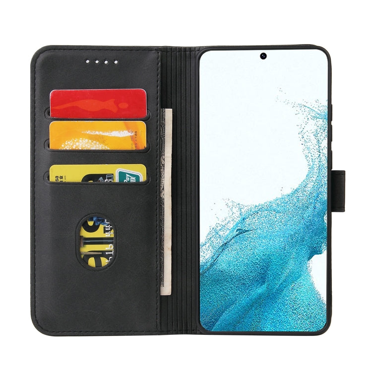 For Samsung Galaxy A73 5G Calf Texture Buckle Flip Leather Phone Case