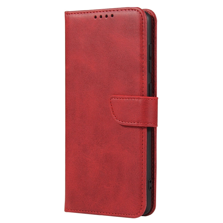 For Samsung Galaxy A73 5G Calf Texture Buckle Flip Leather Phone Case
