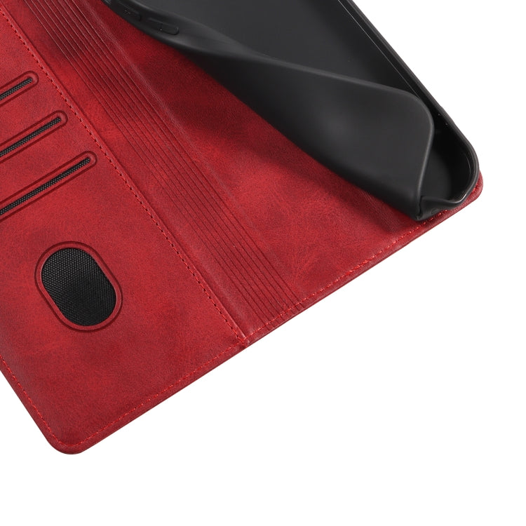 For Samsung Galaxy A73 5G Calf Texture Buckle Flip Leather Phone Case