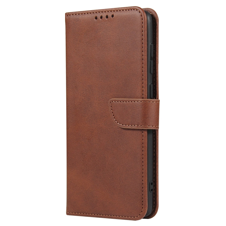 For Samsung Galaxy A73 5G Calf Texture Buckle Flip Leather Phone Case