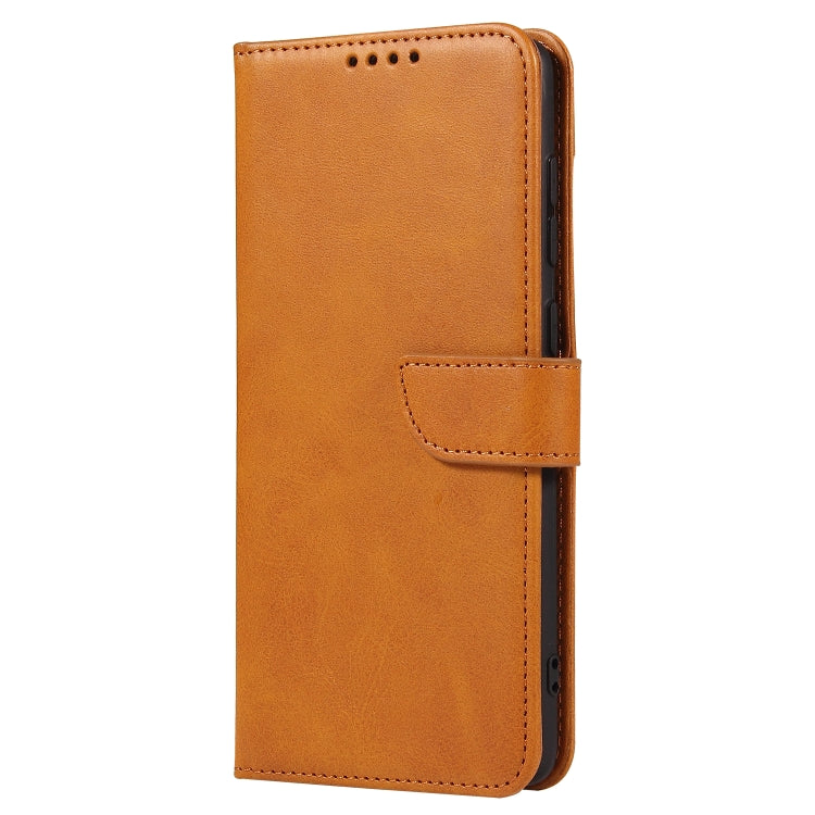 For Samsung Galaxy S22 5G Calf Texture Buckle Flip Leather Phone Case