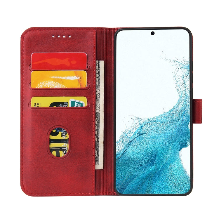 For Samsung Galaxy S22 5G Calf Texture Buckle Flip Leather Phone Case