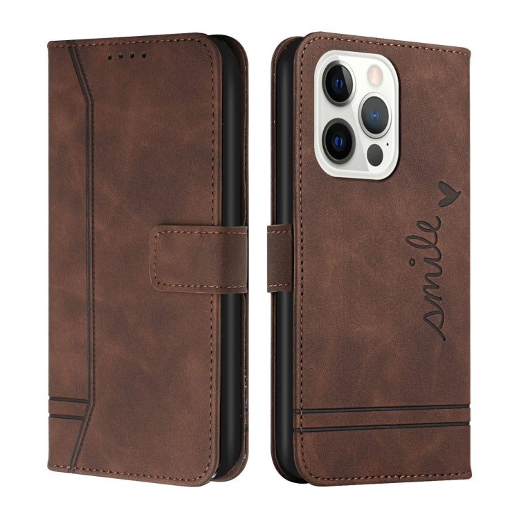 For iPhone 14 Pro Max Retro Skin Feel Horizontal Flip Leather Phone Case