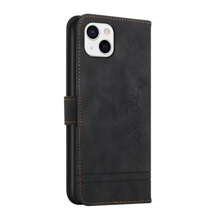For iPhone 14 Plus Retro Skin Feel Horizontal Flip Leather Phone Case