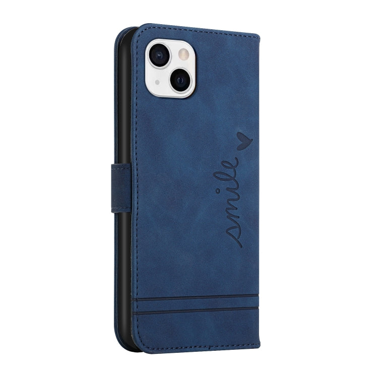 For iPhone 14 Plus Retro Skin Feel Horizontal Flip Leather Phone Case