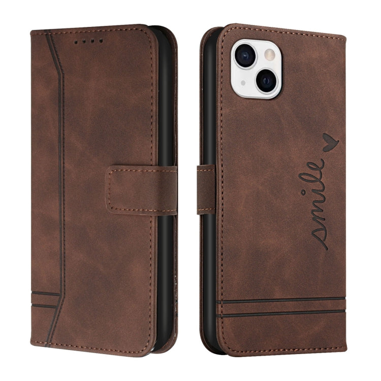 For iPhone 14 Retro Skin Feel Horizontal Flip Leather Phone Case