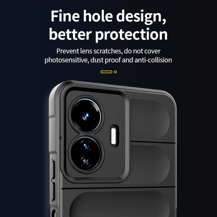 For vivo Y77 5G Global Magic Shield TPU + Flannel Phone Case