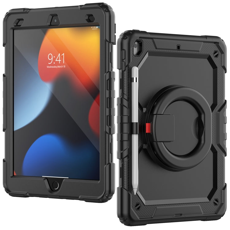 For iPad 10.2 2021 / 2020 / 2019 Bracelet Holder Silicone + PC Tablet Case